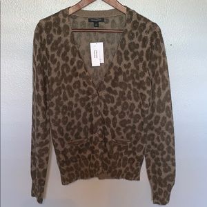 Banana Republic | Cheetah Print Cardigan